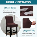 Turquoize Bar Stool Covers 4 Pack Bar Stool Covers - Image 4