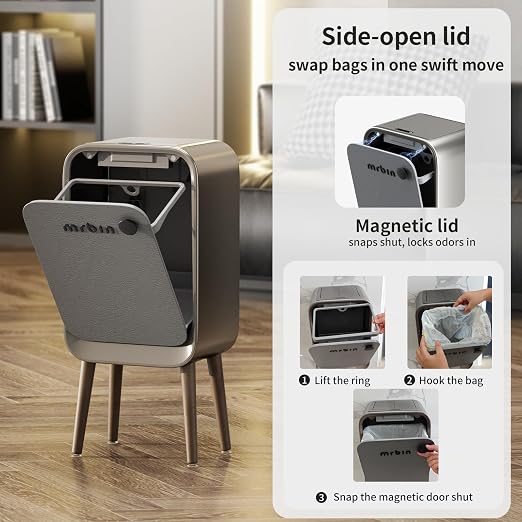 MRBIN Motion Sensor Bathroom Trash Can - Image 5