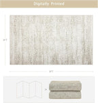 Washable Rugs 3x5 Area Rugs for Living Room, Laundry Room | Ultra Soft - Image 2