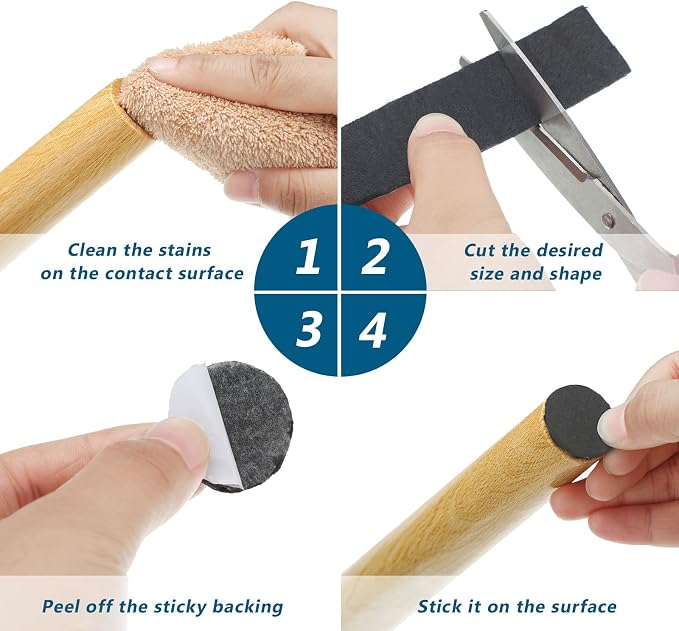 Shappy 2 Packs 120 x 1 x 0.12 Inch Felt Strips - Image 4