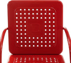 Crosley Furniture Bates 2-Piece Outdoor Chair Set, Retro Metal Patio Chairs - Image 15