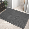 Sturdy Front Door Mat, Absorbent Muddy Dirt Resist Welcome Door Mats Outdoor by HIYARD
