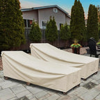 Outdoor Lounge Chair Covers Waterproof Patio Chaise Lounge Covers 600D - Image 6
