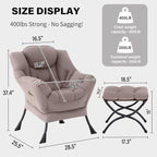 Tiita Modern Large Accent Chair - Image 2
