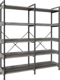 Huuger 5 Tier Bookshelf, Display Bookshelf by Huuger