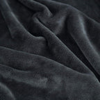 Bedsure GentleSoft Fleece Throw Blanket Dark Grey - Image 4