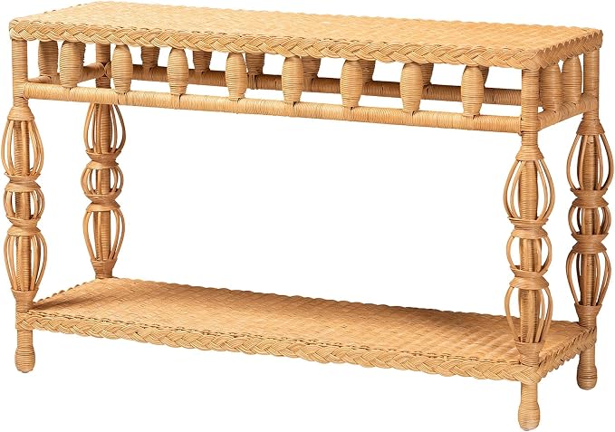 Bali & pari Dolby Natural Rattan Console Table by balipari