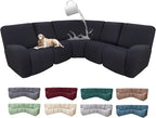 100% Waterproof Sectional Recliner Couch Covers by ROFASVCO
