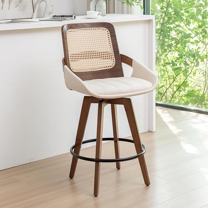 Mid Century Modern Counter Stools by KUNZENTLIVING
