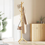 Pipishell Coat Rack Sturdy Wooden Coat Rack Stand, Adjustable Coat Tree - Image 7