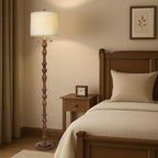 65.5" Natural Real Wood Floor Lamp - Image 6