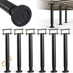 6Pcs Bed Frame Support Leg, Adjustable 14" to 23.6", Increase Under-Bed Storage by YUEYIN