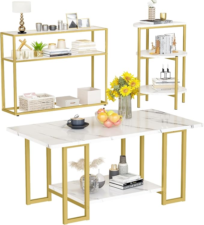 AWQM 3 Pieces Modern Coffee Set, by AWQM