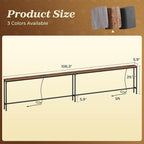 SUPERJARE 106.3 Inch Sofa Table - Image 2