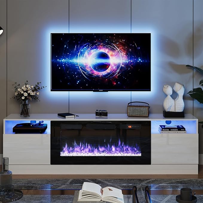 oneinmil Fireplace TV Stand by oneinmil