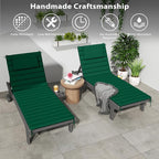 Sundale Outdoor Olefin Quilted Lounge Cushion Set of 2, Patio Foldable Chaise - Image 8