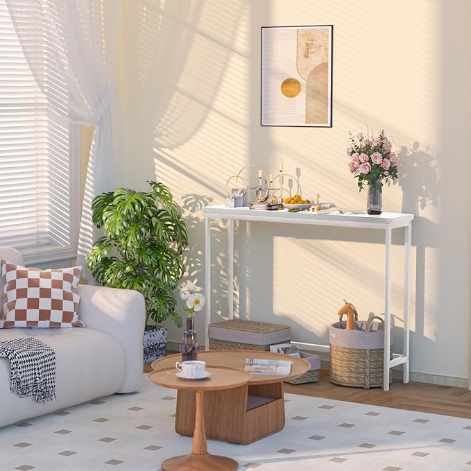 VASMIA Console Table, Entryway Table, Narrow Sofa Table, Living Room - Image 4