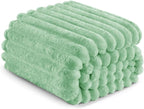 Exclusivo Mezcla Striped Twin Size Fleece Blanket - Image 6