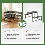 Concho Kitchen Breakfast Nook Table Set - Image 8