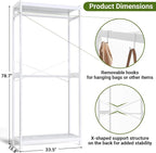 Homykic Bamboo Clothes Rack - Image 5