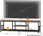 VECELO TV Stand with Power Outlets - Image 8