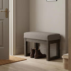 SIMPLIHOME Milltown Small Ottoman Bench - Image 2