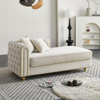 66.9" W Velvet Chaise Lounger - Image 6