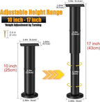 Wlrrcwdttc 2 Pcs Adjustable Height Bed Support Legs - Image 2