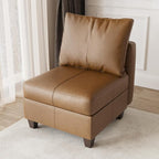 EASE MOOSE Armrest Module for Modular Sectional Sofa, Faux Leather Side - Image 3