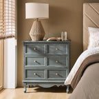 HULALA HOME 3-Drawer Nightstand by HULALAHOME