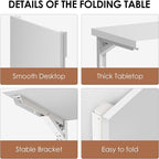 Need Fold Wall Mounted Table Folding Workbench Length 47.2" Width 20" Perfect - Image 6
