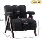 Mid Century Modern Accent Chairs Set of 2 - Image 2