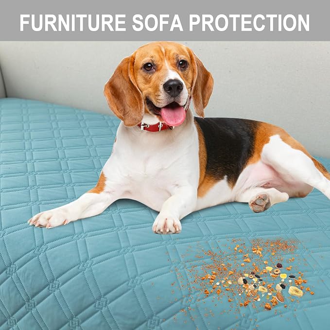 Genina L Shape Couch Cover, Sectional Couch Chaise Covers, Waterproof Washable - Image 5