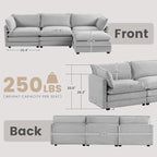 ROWHY Oversized Modular Sectional Sofa - Image 2