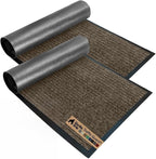 GORILLA GRIP Waterproof Traffic Guard Door Mat, 2 Pack Indoor Outdoor Durable by Unknown
