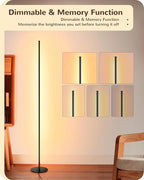 EDISHINE Floor Lamps for Living Room, Remote Control & Foot Switch Corner Floor - Image 3
