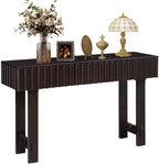 52" Solid Wood Console Table for Entryway, Modern Sofa Table Behind Couch - Image 8