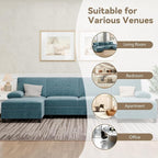 U-Shaped Sectional Couches for Living Room, 4 Seat Sofa - Image 6