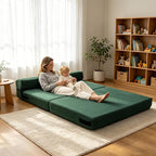 ANONER Fold Out Couch Bed Memory Foam Sleeper Chair - Image 5