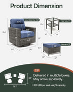 Luxury 5-Piece Patio Furniture Set - Image 9