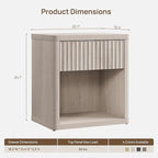 SICOTAS Night Stand Nightstand - Image 2