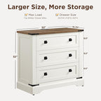 T4TREAM 32" Farmhouse Nightstand - Image 2