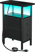 LOAKEKEL Narrow End Table Living Room by LOAKEKEL