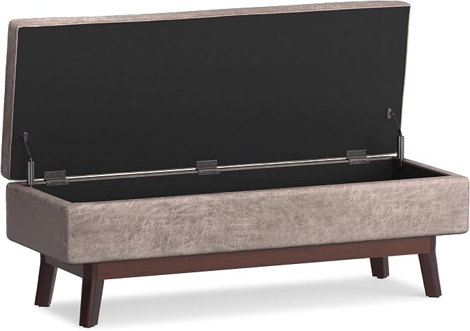 SIMPLIHOME Owen Rectangular Storage Ottoman - Image 4
