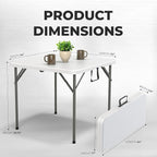 Our Modern Space 34" Square Foldable Table - Image 2
