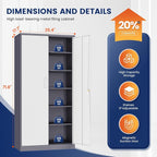 Yizosh Metal Storage Cabinet - Image 3