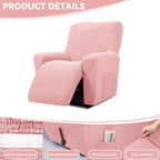 Cupuamon Recliner Chair Covers, Lazy Boy Recliner Covers Stretch Reclining - Image 4