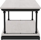 24/7 Shop at Home Ambridge Transitional Multi-Storage Wood 3-Piece Coffee Table - Image 8