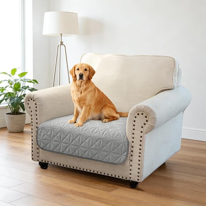 Ameritex Sofa Cover Waterproof for Seats Couch Cover for Dogs Pet Couch Cover - Image 5