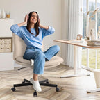 LUCKWIND Armless Office Desk Chair - Image 3